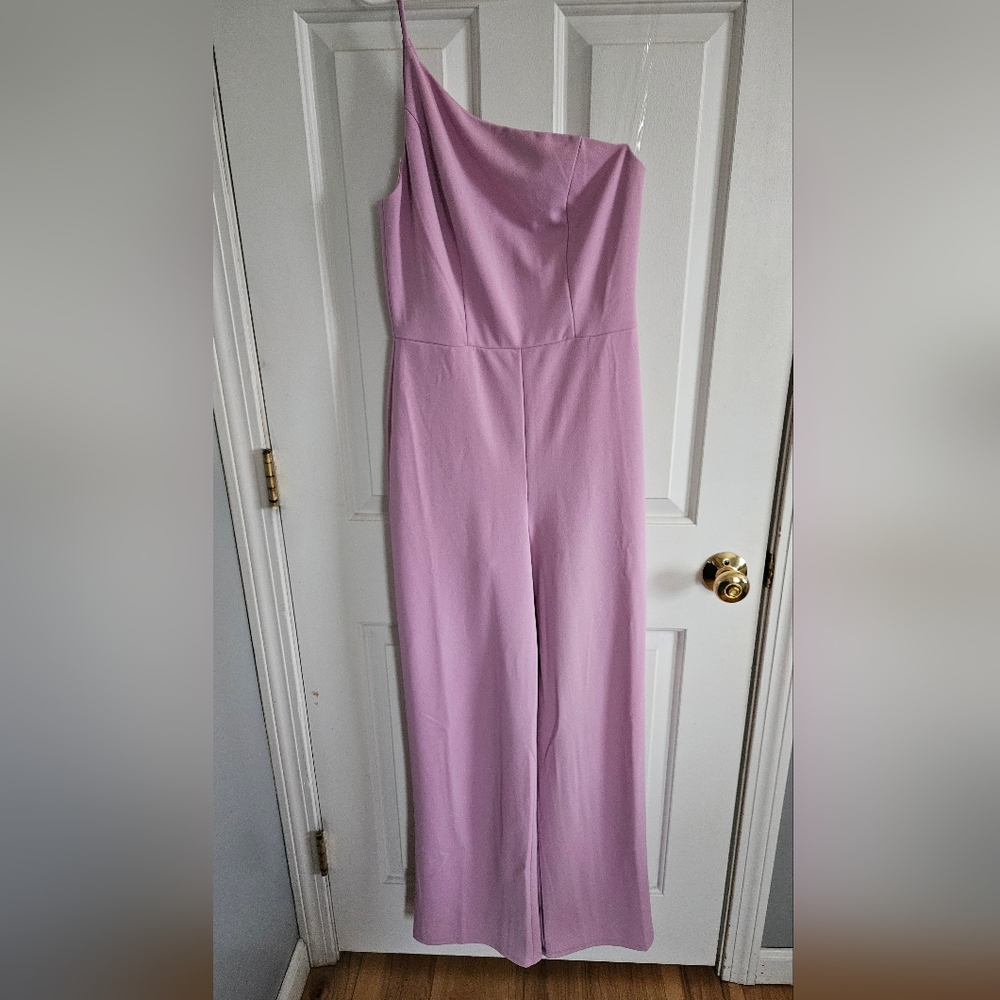 NWT Lavender Asymmetrical Jumpsuit